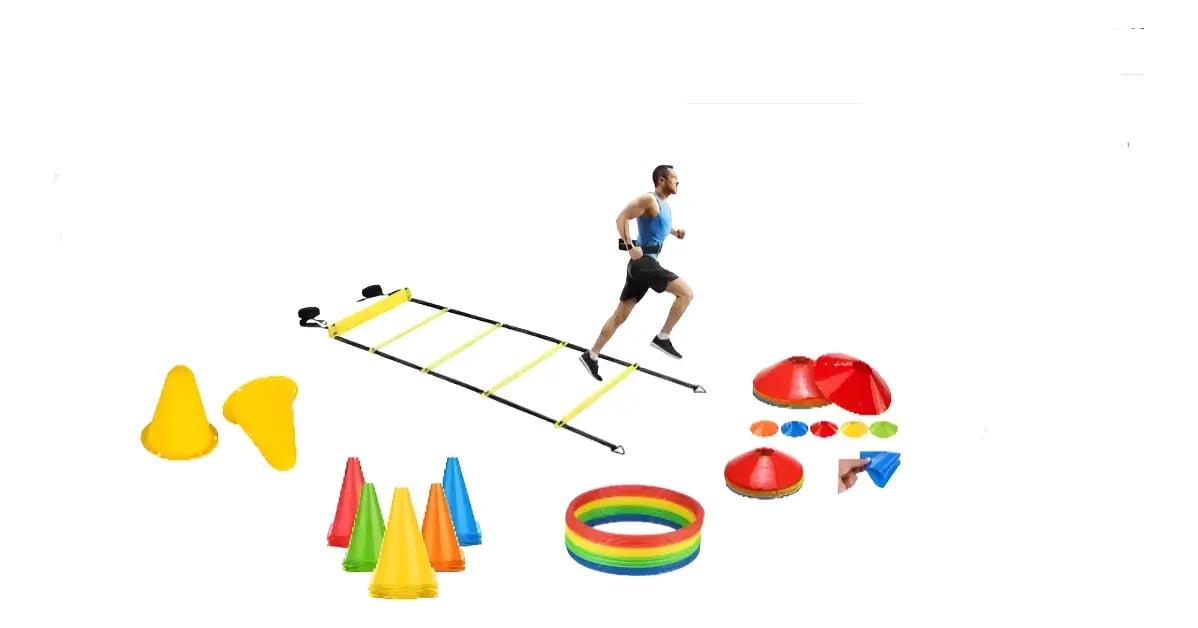 Kit De Entrenamiento Cono+escalera+aros/agilidad/futbol